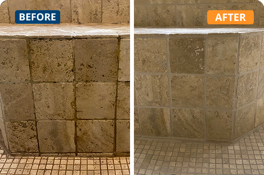 Tile And Grout Cleaning Before and After Services
